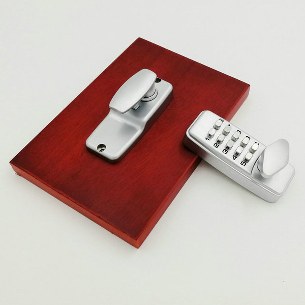 OS380S first generation mechanical code lock silver Zinc alloy Waterproof and rustproof Courtyard door lock