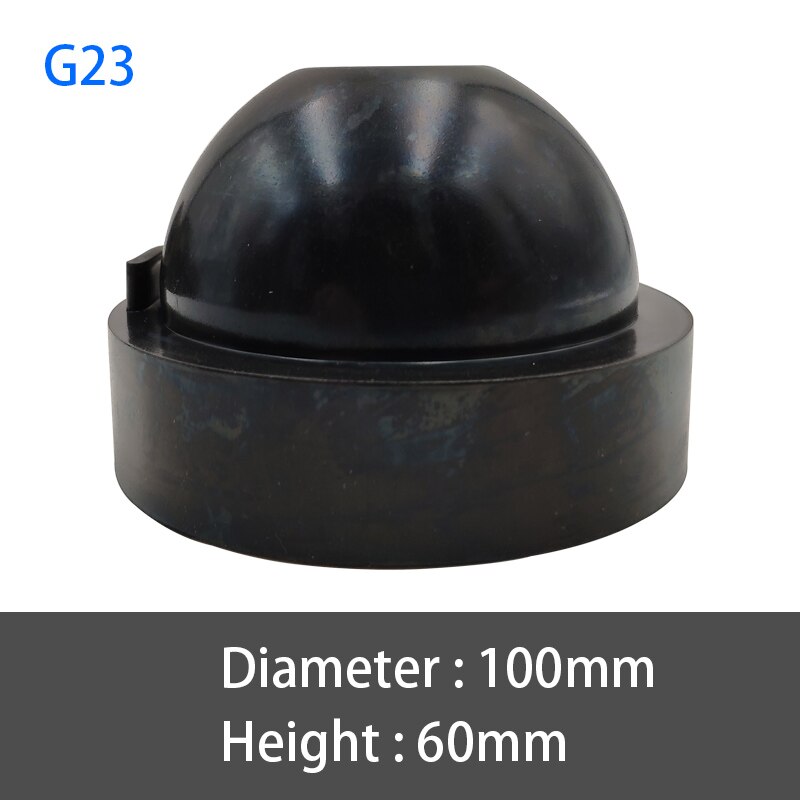 2 stk bil led lys hovedlys støvdeksel skjult xenon lys gummipakning cap deksel hodelykt bil styling  h4 h1 h7 d2h h11 h8 hb3: G23-100mm