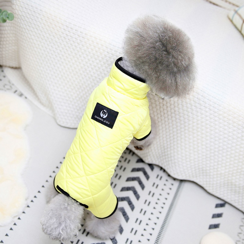 Costume de nouvel an d'hiver pour animaux de compagnie, veste chaude pour petit chien, Chihuahua, combinaison, vêtements pour animaux de compagnie, York