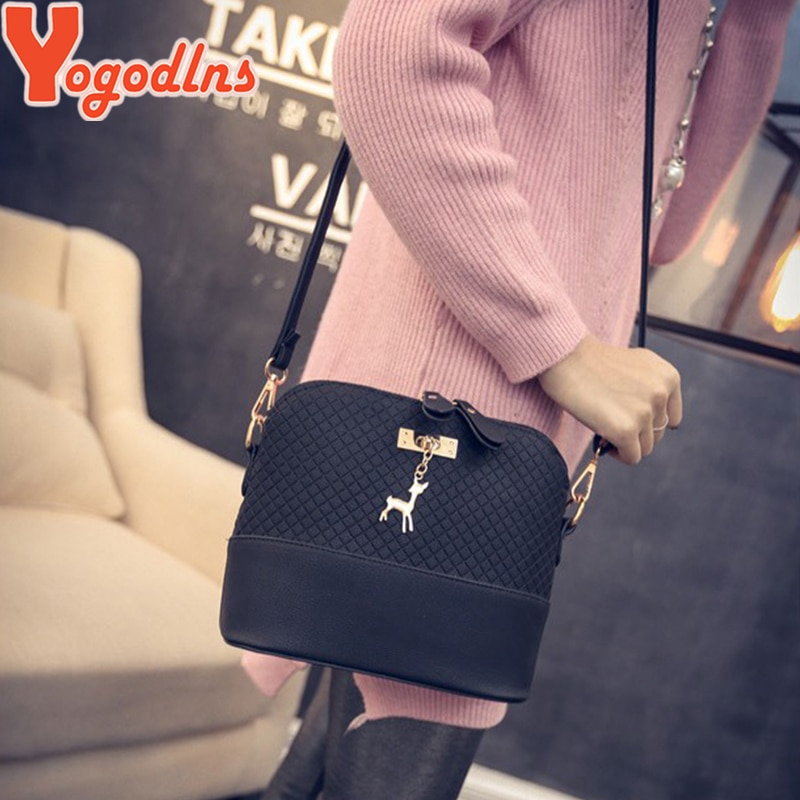 Yogodlns ! Vrouwen Messenger Bags Mode Kleine Tas Met Herten Speelgoed Shell Vorm Bag Vrouwen Schoudertassen