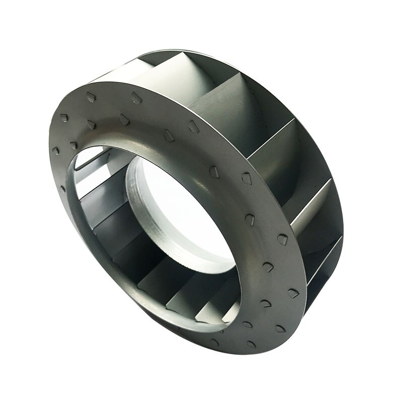 machine toolss 250mm impeller Vane Motor Blades Fan Impeller shaft aluminum blower fanwheel cooling helice accessories for CNC