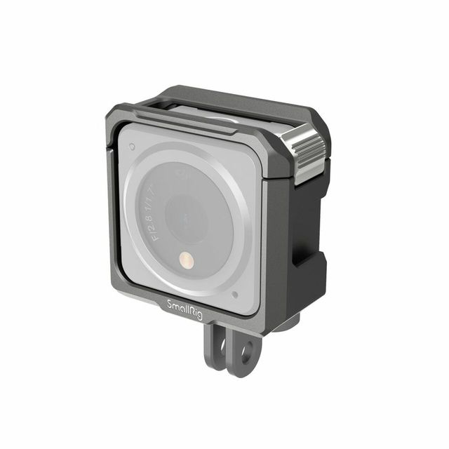 Smallrig Actie Camera Kooi Voor Dji Action 2 Power Combo Of Dual-Screen Combo W/Koud Schoen M4 en 1/4 &quot;Schroef Gaten 3661: Camera Cage 3711
