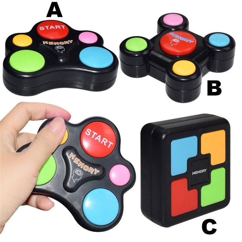 Máquina de juego de memoria educativa con luces, juguete interactivo divertido con sonidos