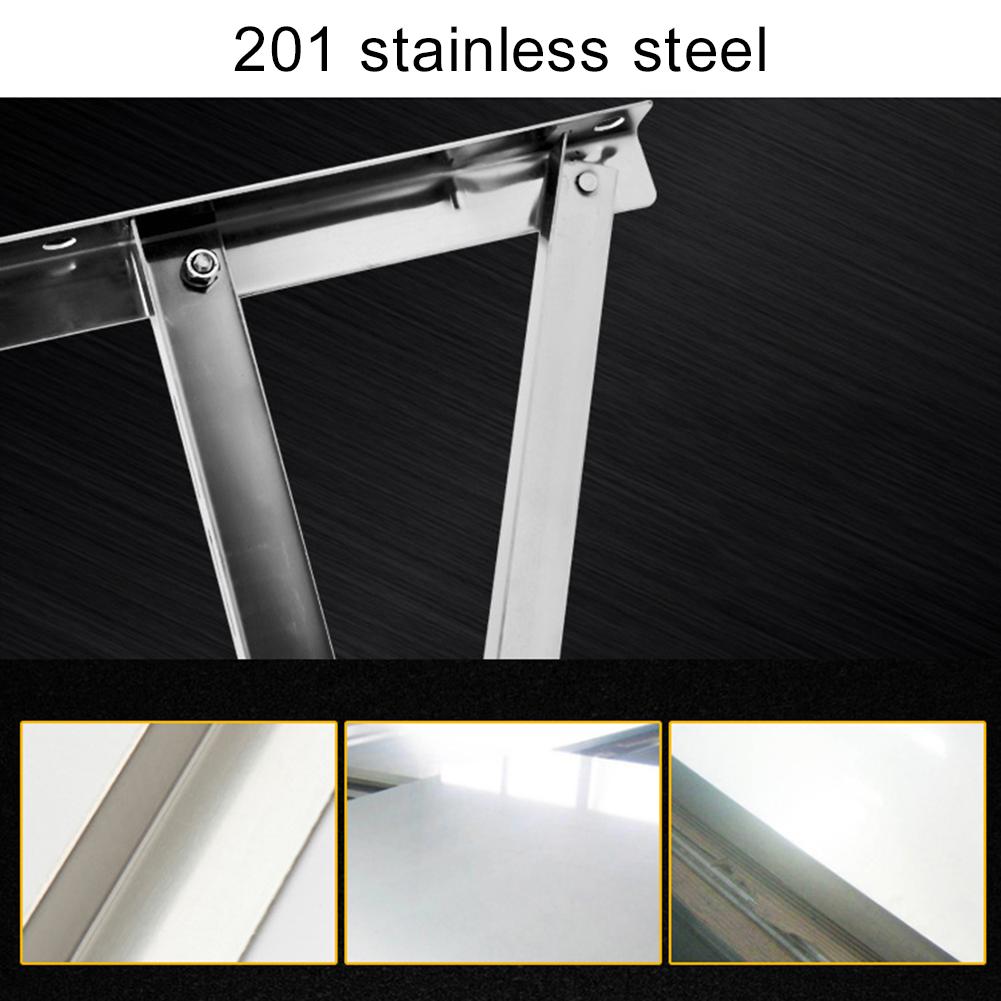 2Pcs Wall Mount Bracket Air Conditioner Rust-free Stainless Steel Support Rack