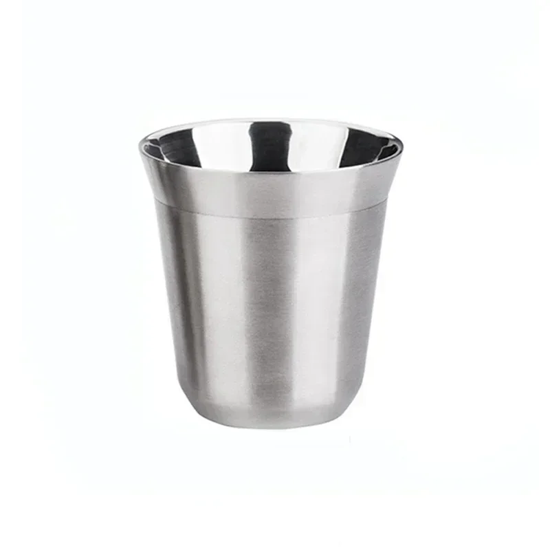 80/160/250 ml Outdoor Camping Espresso Becher Verdickt 304 Edelstahl Doppel Wand Isolierung Kaffee Tasse Tee tasse: green / >1L
