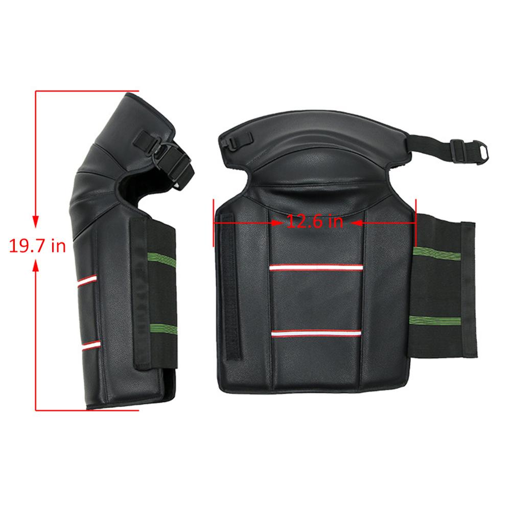 Knee Warmer,Striker Pants,Winter Motorcycle Knee Pads Knee Warmers Windproof Cold-Proof Knee Pads for Outdoor Sports, Black