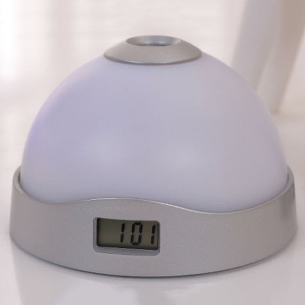 Digital Alarm Clock Time Projection Mini Kids Alarm Night Light LED Display Colour Change Children Room Table Clock Decoration