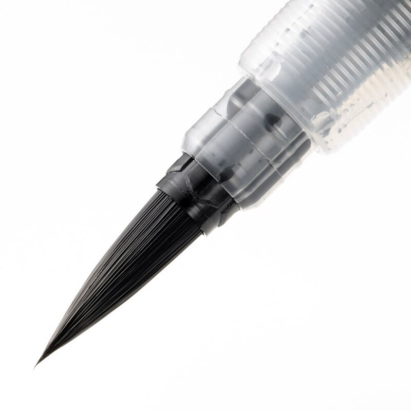 Pentel-pluma de pincel Fude, pincel de caligrafía de acuarela recargable portátil, Extra fino, mediano y atrevido, para dibujar, pintar y escribir, 1 unidad
