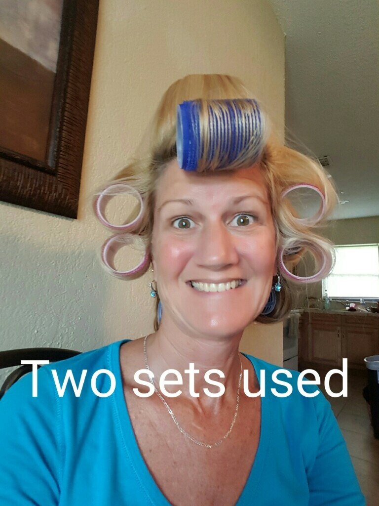 6 stuks/set grote zelfklevende haarrollers, geschikt voor elke maat, willekeurige kleur  c44