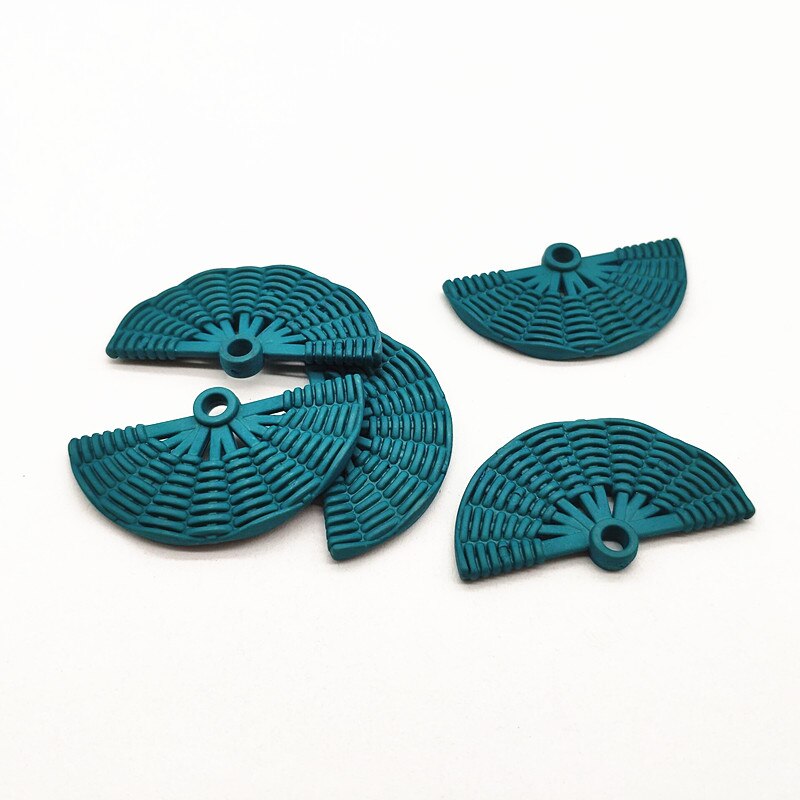 Acrylic Sector Charms - 100pcs - 48x26mm - for Earrings & Jewelry Making