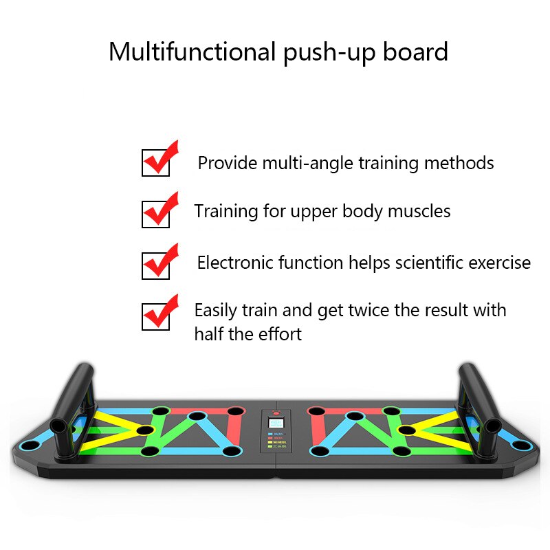 Push-up Bracket Fitness Equipment Home Chest Muscle Training Exercise Portable Folding Push-up Board