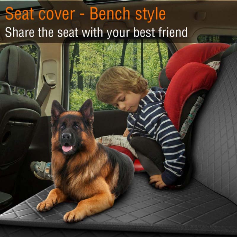 Housse de siège de voiture pour chien hamac pour animaux de compagnie imperméable transporteur épaissi Oxford tissu housse de coffre pour animaux de compagnie accessoires de voyage
