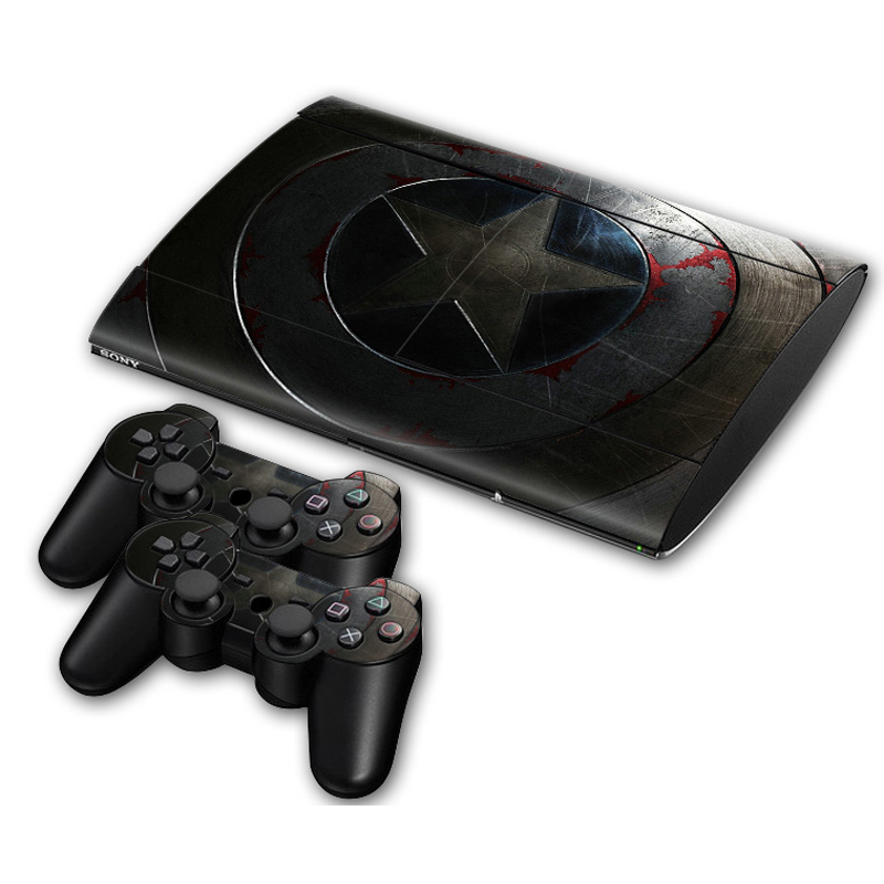 Pegatina de vinilo para ps3 super pegatina de recubrimiento delgada para consola ps3 superfino