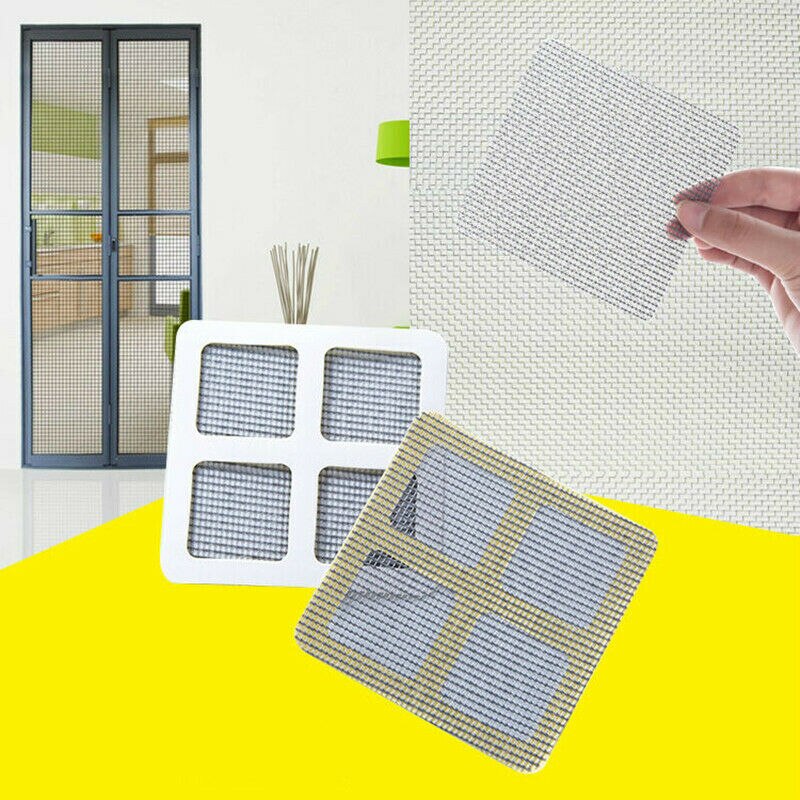3PCS Window and Door Screen Repair Patches Adhesive Repair Kit Net Window Home