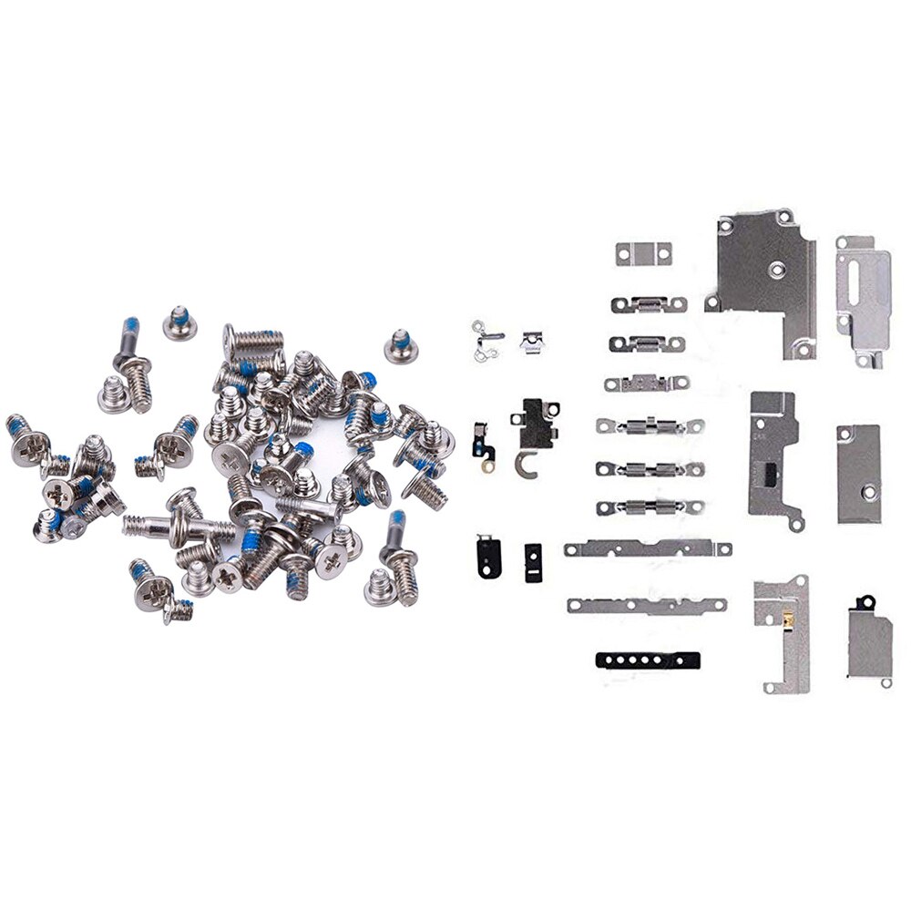 2pack/set Full Set Small Metal Internal Bracket Shield Plate Kit + full set screws for IPhone 6 6s 6 Plus 6s Plus