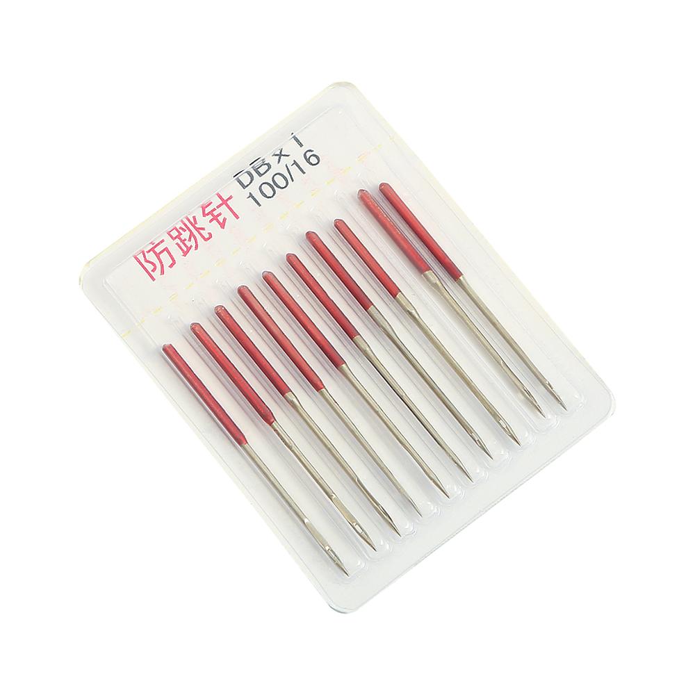 10 unidades/lote de tela elástica de , agujas para saltar, tela elástica, accesorios para máquinas de coser, herramientas de costura: DBX1 100-16