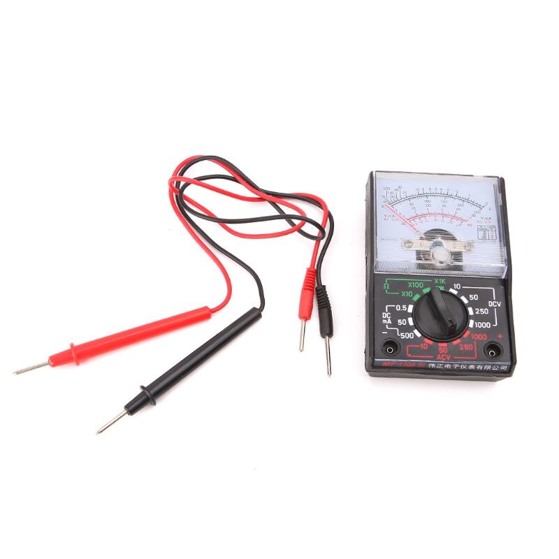 DC/AC 1000V Voltmeter 250mA Ammeter 1K Resistance Meter Analog Multimeter Tool
