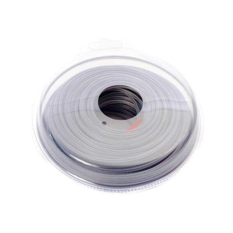 Fil d'acier pour débroussailleuse, coupe-herbe, outils de jardin, tondeuse à gazon, débroussailleuse, coupe-herbe, 3mm/2.7mm, gris