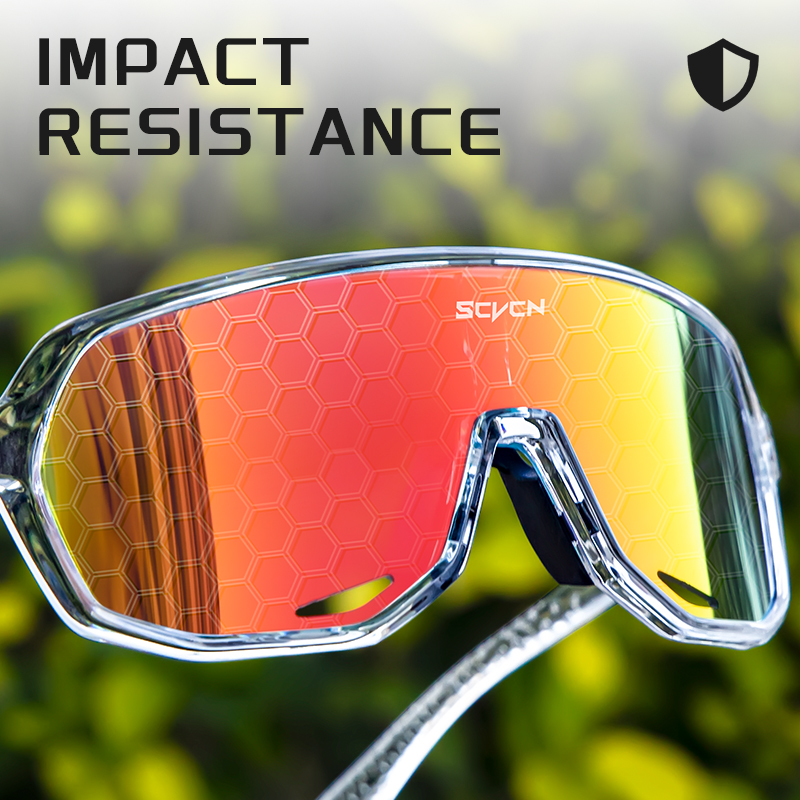 SCVCN Men Cycling Glasses Photochromic Sunglasses Mountain Bike Road Bicycle Eyewear MTB Cycle Goggles Sports UV400 Glasses