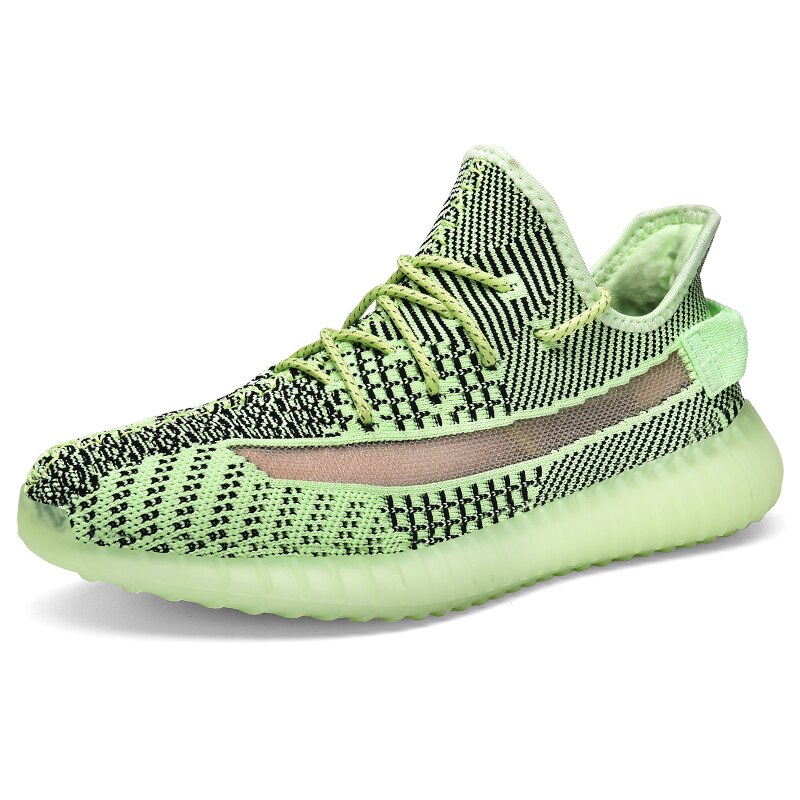 Authentieke Kokosnoot Schoenen 350v2 Zomer Ademende Sport Running Casual Vrouwen Schoenen: green / 10