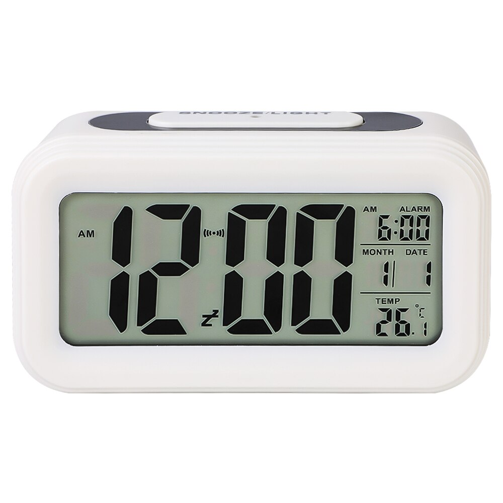 DIDIHOU Multi-Function Digital Alarm Clock LED Smart Luminous Temperature Calendar For Office Student