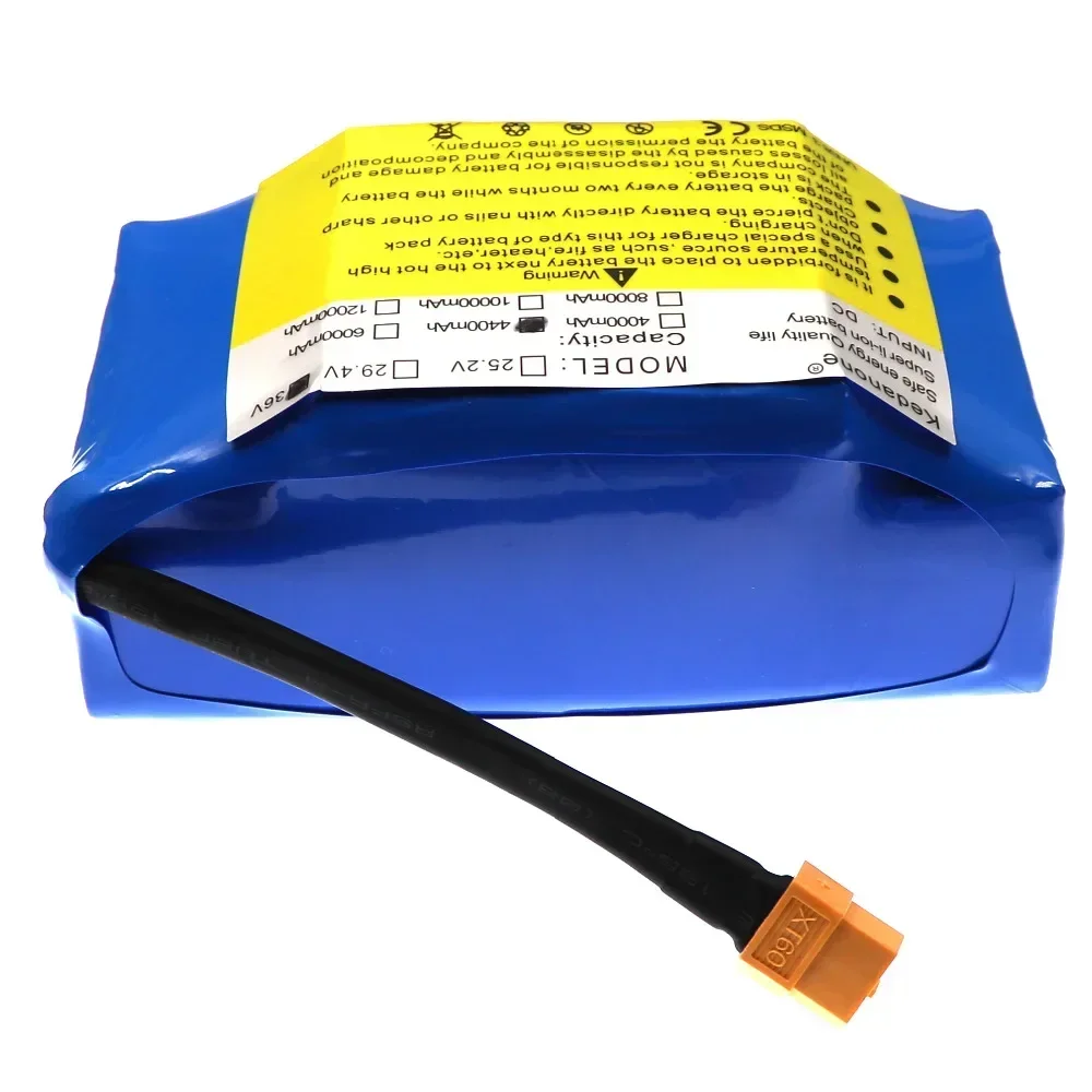 Batería recargable de iones de litio Superior 36V 10S2P, batería de iones de litio de 4400 mAh para monociclo hoverboard eléctrico de autosucción