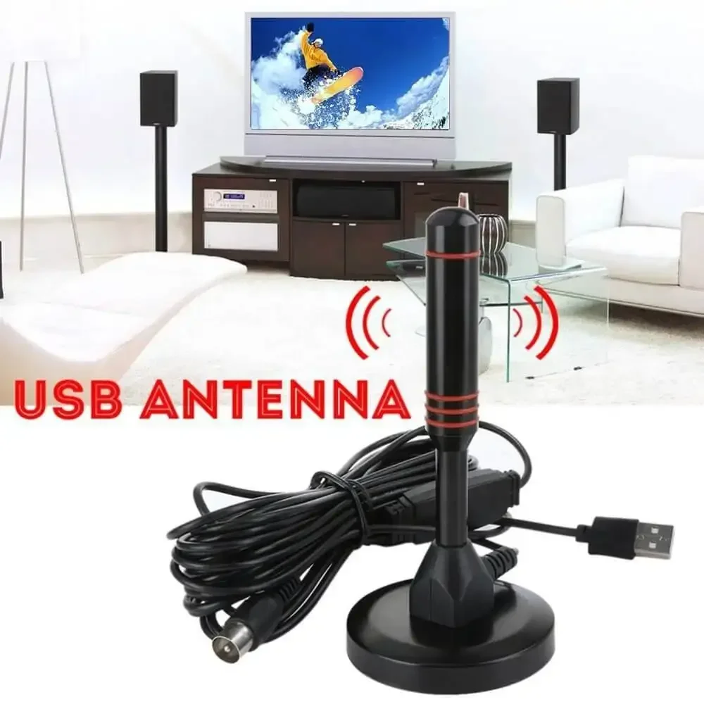 Antenne TV numérique HD intérieure, dab amplifié, 200 Beauté Ultra HDTV avec amplificateur, réponse rapide VHF/UHF, ensemble aérien extérieur