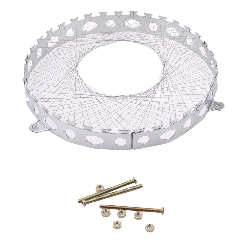 Rejilla de acero inoxidable para cocina a Gas, a prueba de viento, ahorro de energía, funda circular, accesorios de cocina
