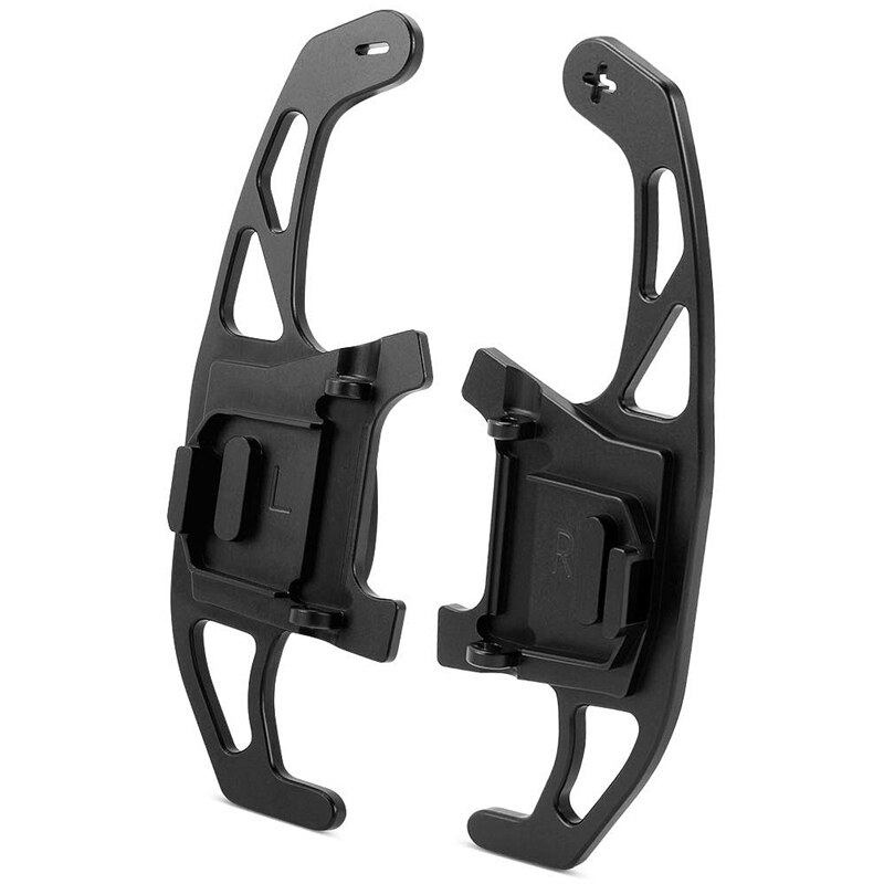 Car Steering Wheel Paddle Shift Extend Shifter for Scirocco GOLF GTI R GTD GTE MK7 For-POLO GTI Aluminum Alloy, (Black)