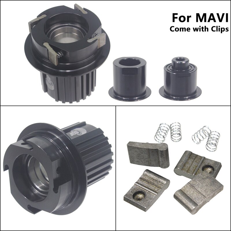 HEPPE Micro Spline Freehub MTB Road Bike Hub Body DT XD Driver for 180 240 350 Hub Bike Freehub Component MS HG 11/12 Speed Core: For MAWIC with Clips