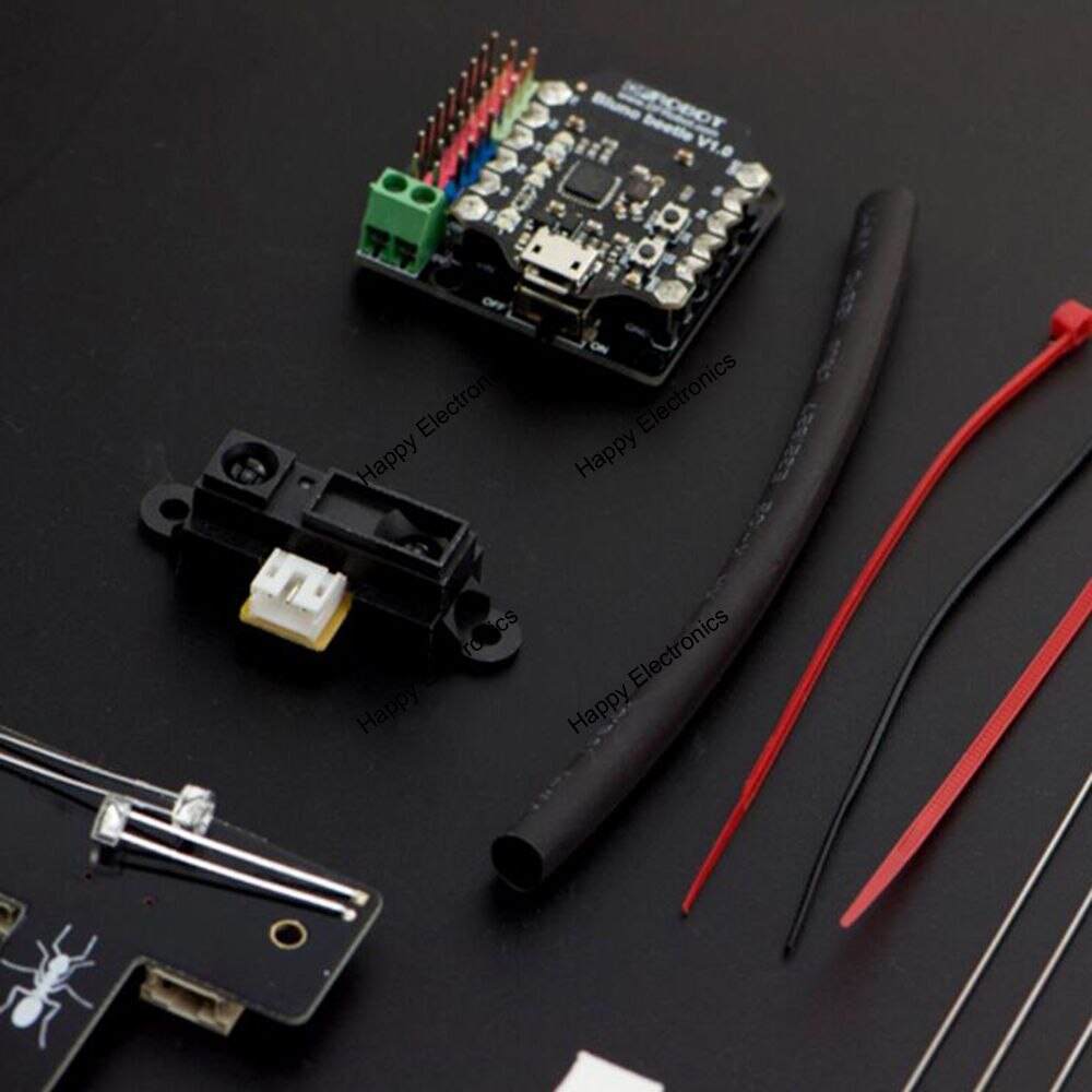 DFRobot Insectbot Hexa Robot Kit V2, 5~6.4V Bluno Beetle + Bluno Beetle Shield /w wireless Bluetooth Compatible with Arduino/iOS