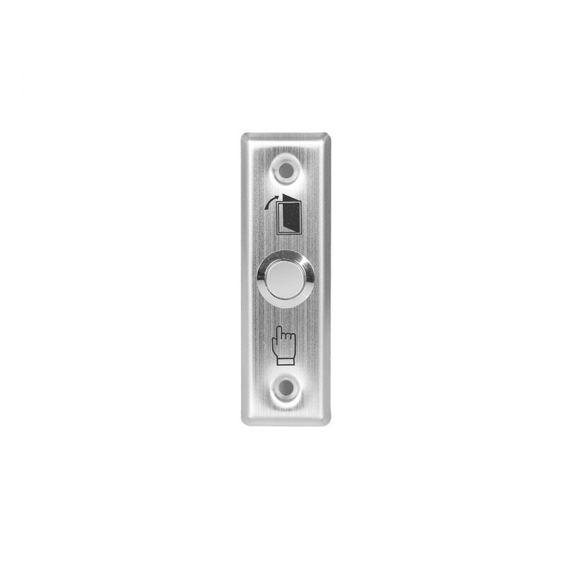 NO COM Gate Door Access Control System Door lock stainless steel key Release Exit Button Sensor Switch/door access push button: slim version