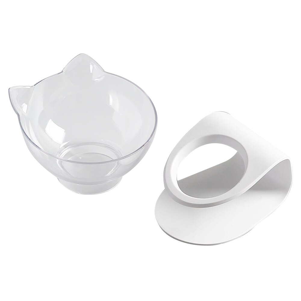 Mangeoires pour chat bol d'alimentation pour chat Gog fournitures pour animaux de compagnie bols à eau pour chiens avec support surélevé pour chats Double bol 2pneu1