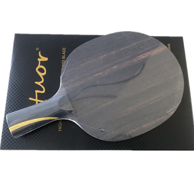 Stuor-raqueta de tenis de mesa de dos caras, raqueta de pimpón con hoja especial de carbono ZLC, de madera pura