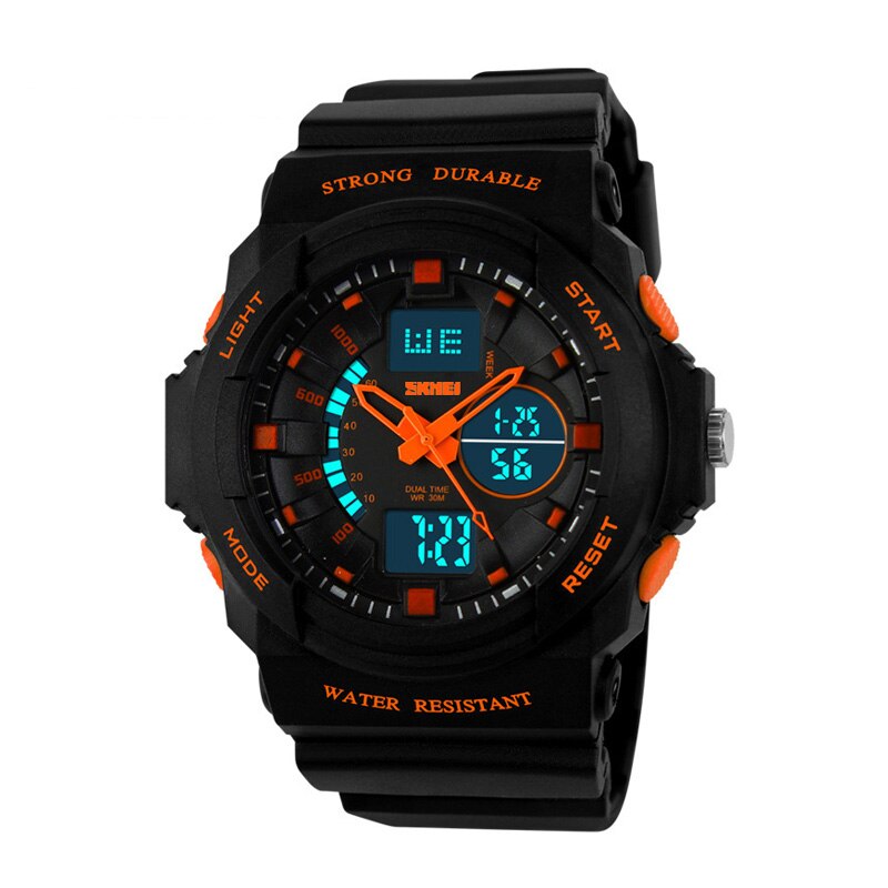 Kids Watches Sports Quartz Children Digital Watch Relojes SKMEI Brand Outdoor Quartz-Watches Boys Wristwatches: 1008 women orange