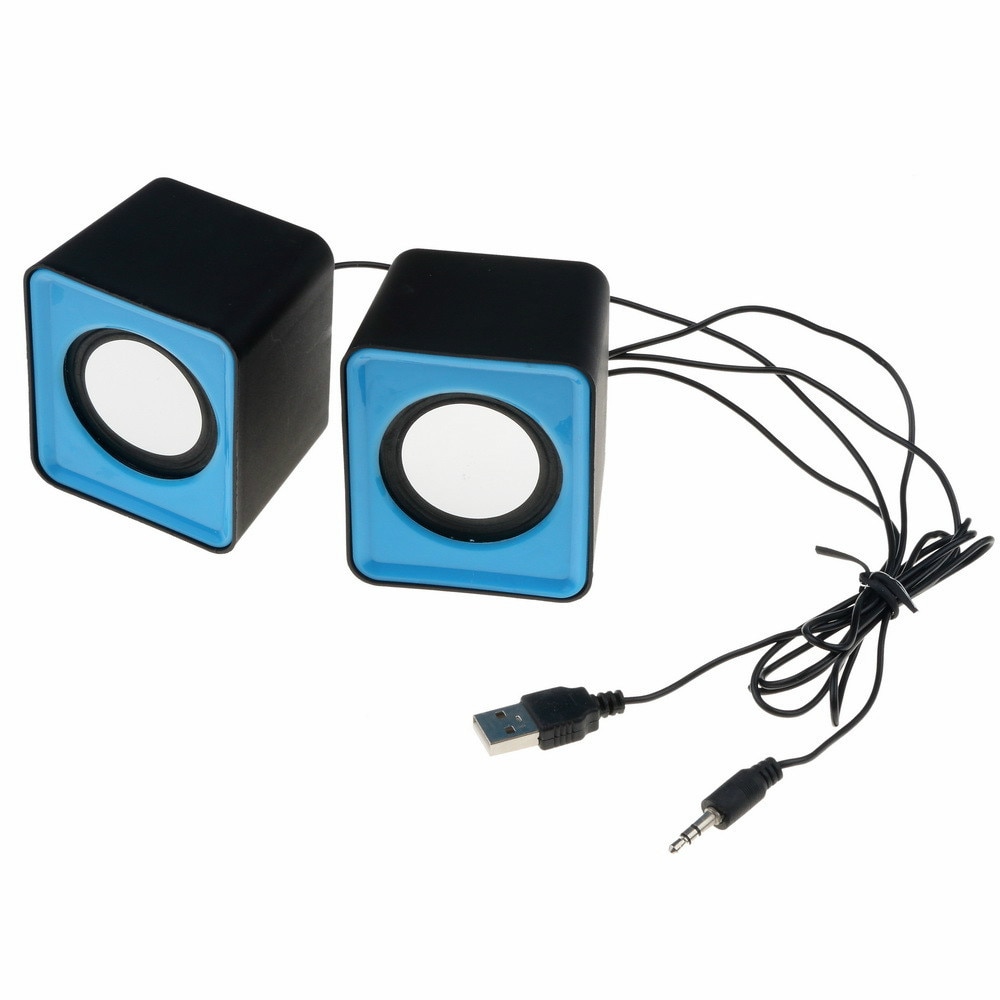 Portable USB 2.0 Speaker Multimedia Desktop Computer Notebook Mini Speaker Music Stereo Home Theater Speaker 3.5mm Jack