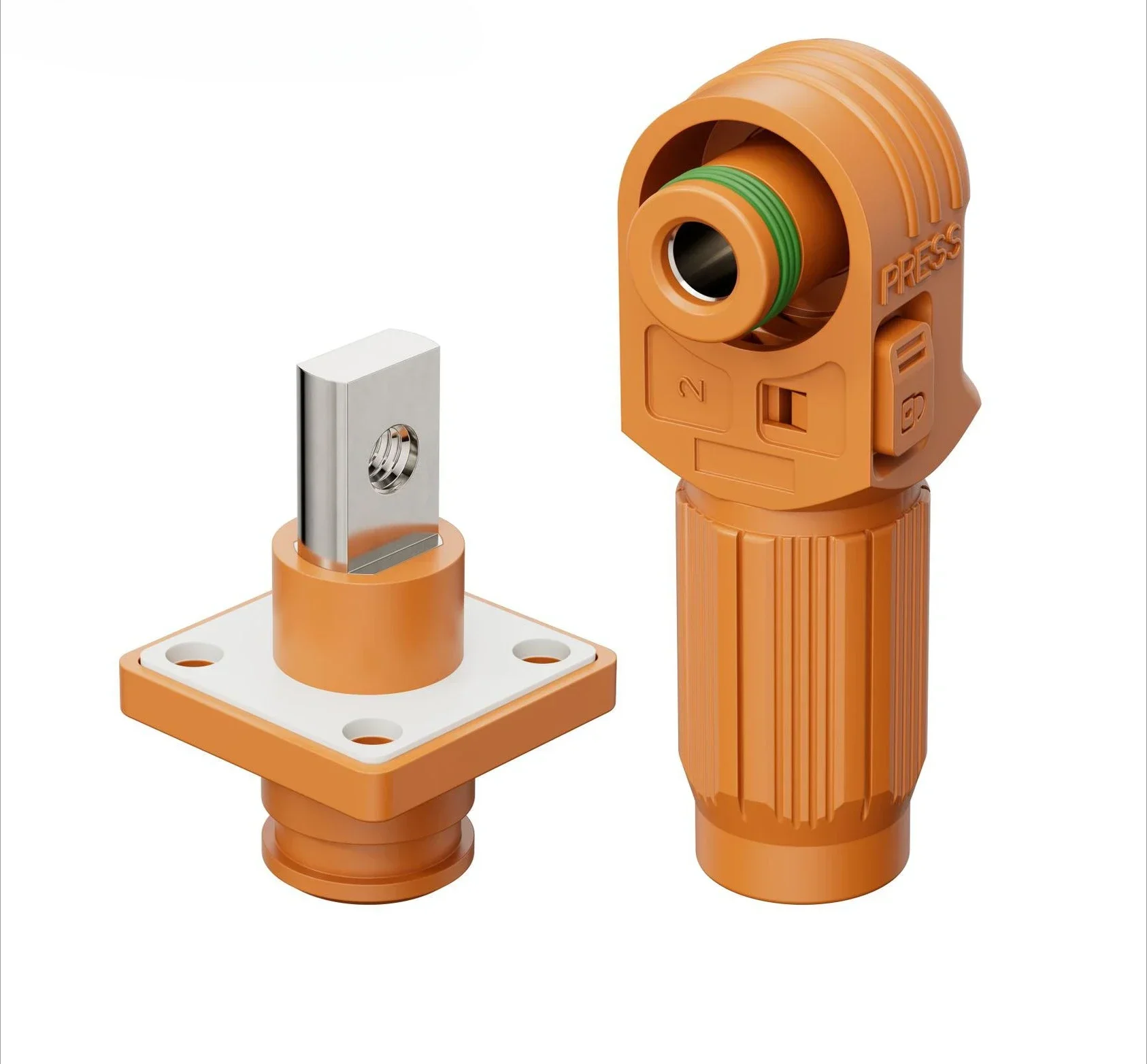 120A Single Core Energy Storage Terminal Plug Converter Cabinet Connector Photovoltaic Energy Storage Cabinet Battery Connection: Brown