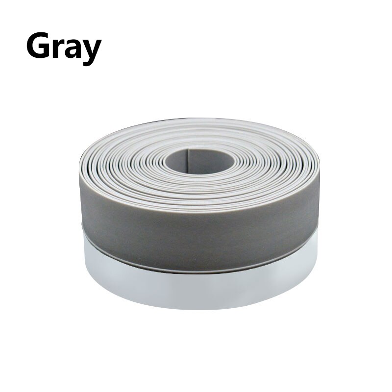 3m Self Adhesive Door Seal Strip Weather Stripping Silicone Bottom Door Seal Soundproof Doors and Windows Weather Stripping: Gray