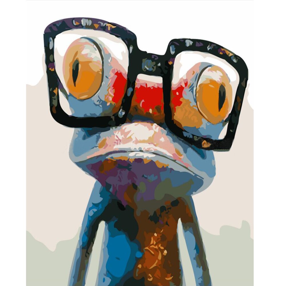 DIY Oil Painting Paint By Number Kit Acrylic On Canvas Animals Home Decor Drawing Picture Wall Decor 40x50cm Number Painting 2: B