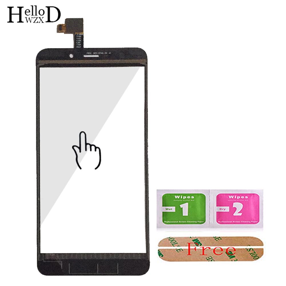 5,5 "Pantalla táctil móvil para Umi Max de pantalla táctil de cristal digitalizador de Panel frontal de la Lente de Cristal de herramientas de Protector de pantalla adhesivo