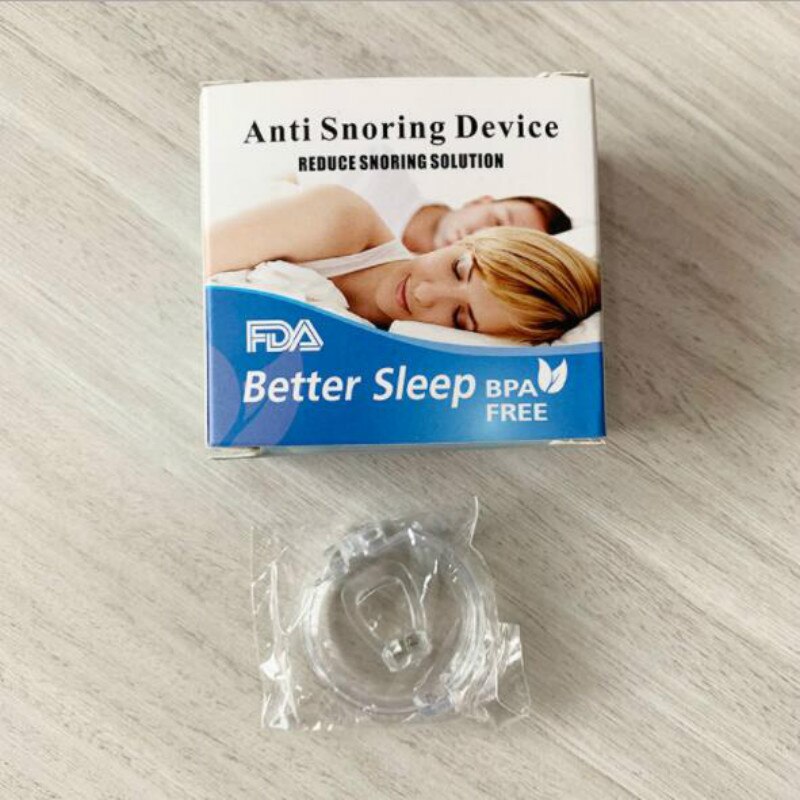 8 Stuks Siliconen Neus Clip Magnetische Anti Snore Stopper Snurken Stille Slaap Steun Apparaat Guard Night Anti Snurken Apparaat Gezondheid zorg: 02