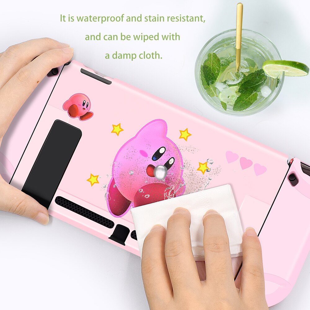 Pink Nintend Switch NS Protective Case Cover Shell For Nitendo Switch Console Joy-Con Controller Anti-Slip Shell Direct Docking