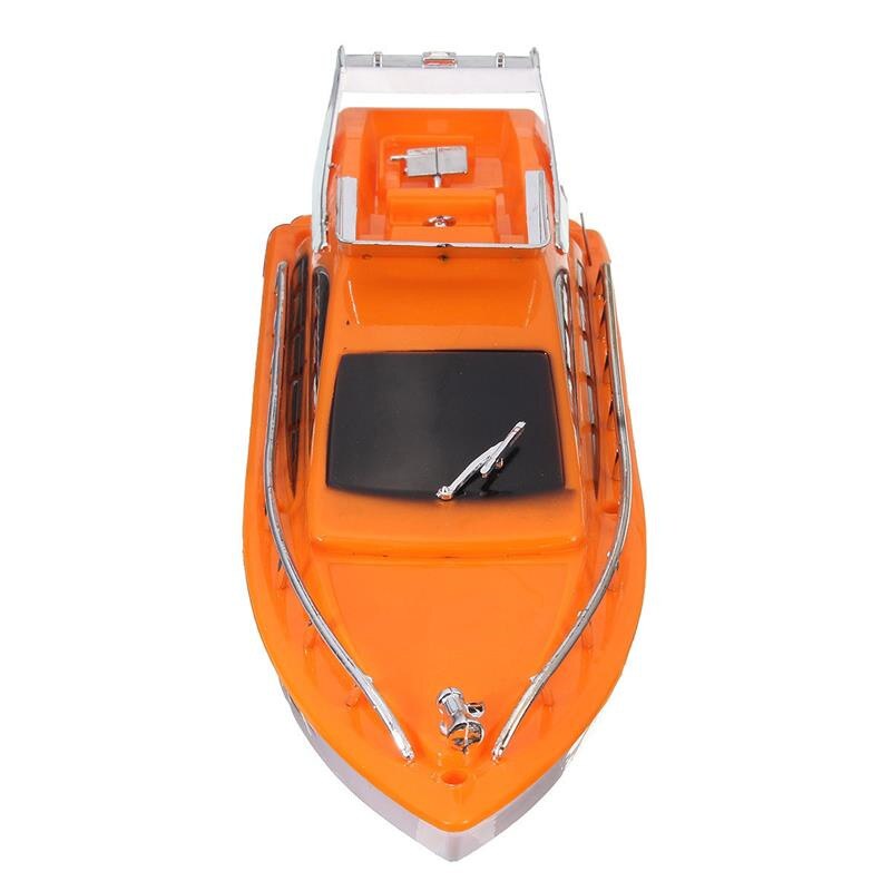 JIMITU Mini RC barcos naranja plástico eléctrico de Control remoto lancha para niños de Control remoto barco Juguetes