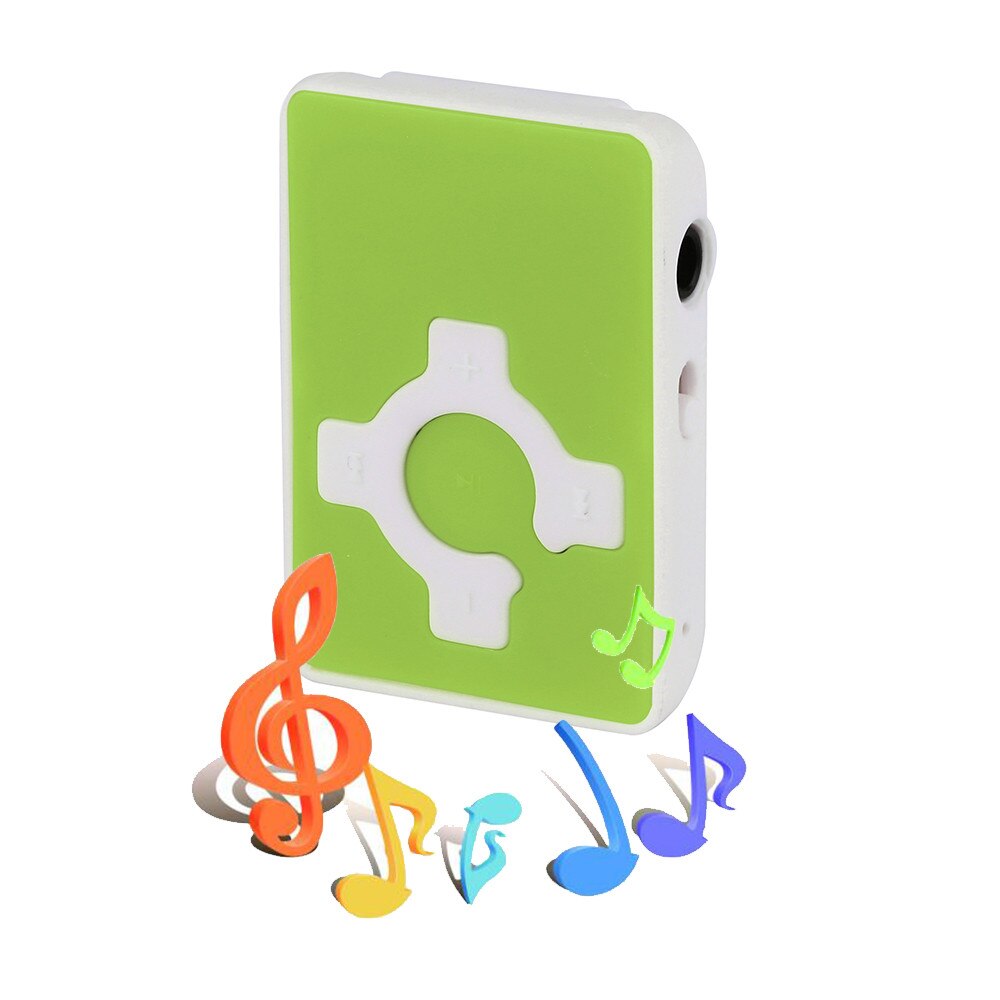MP3 Mini Clip Usb Music Media Player Ondersteuning 32Gb Ondersteuning Sd Tf Draagbare Eenvoudige Duurzaam MP3 spelers Mode