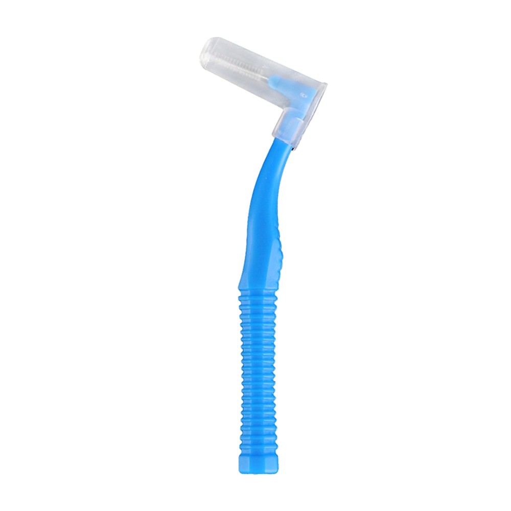 Lote de 20 unidades de brochas interdentales delgadas, cepillos Dentales con cabezal de hilo Dental suave, cepillo de higiene Dental y de cuidado bucal