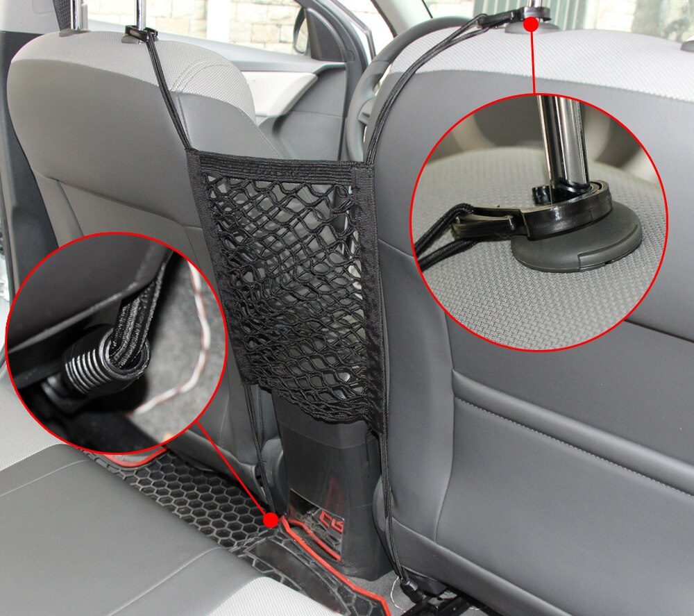 Interior del coche asiento para maletero trasero red de malla elástica para Alfa Romeo alfa romeo 159 147 giulietta saab 9-3 saab 9-5 saab 9000