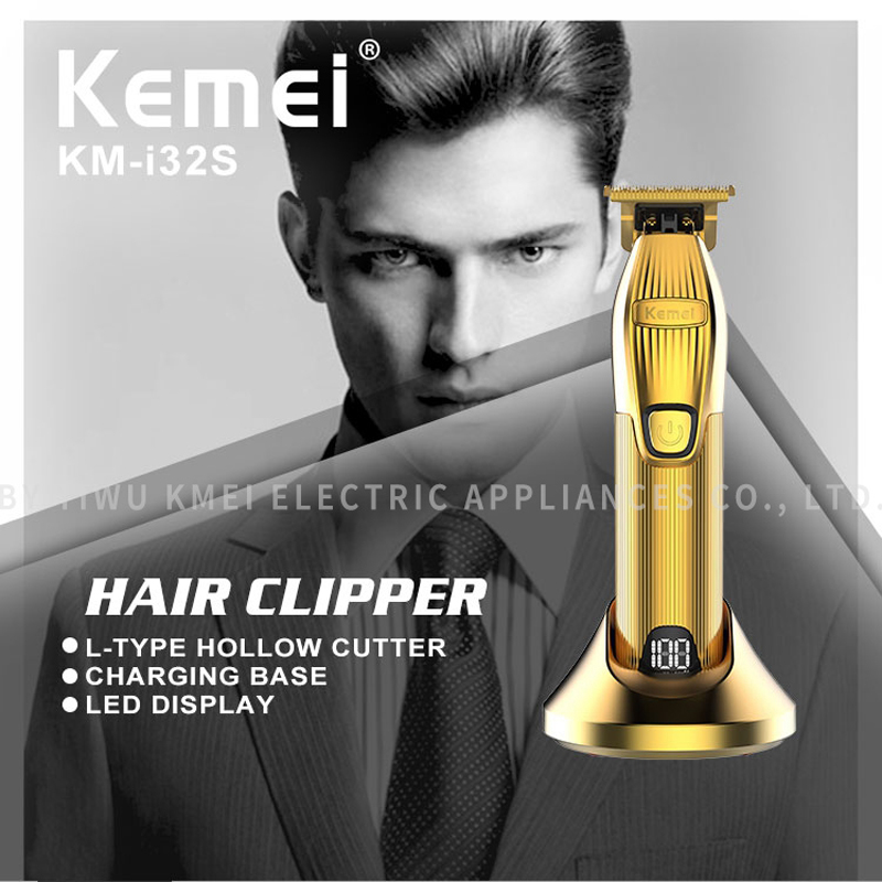 Professionele Electirc Krachtige Tondeuse Kapper Oplaadbare Hair Timmer Voor Mannen Haar Snijmachine Led Display