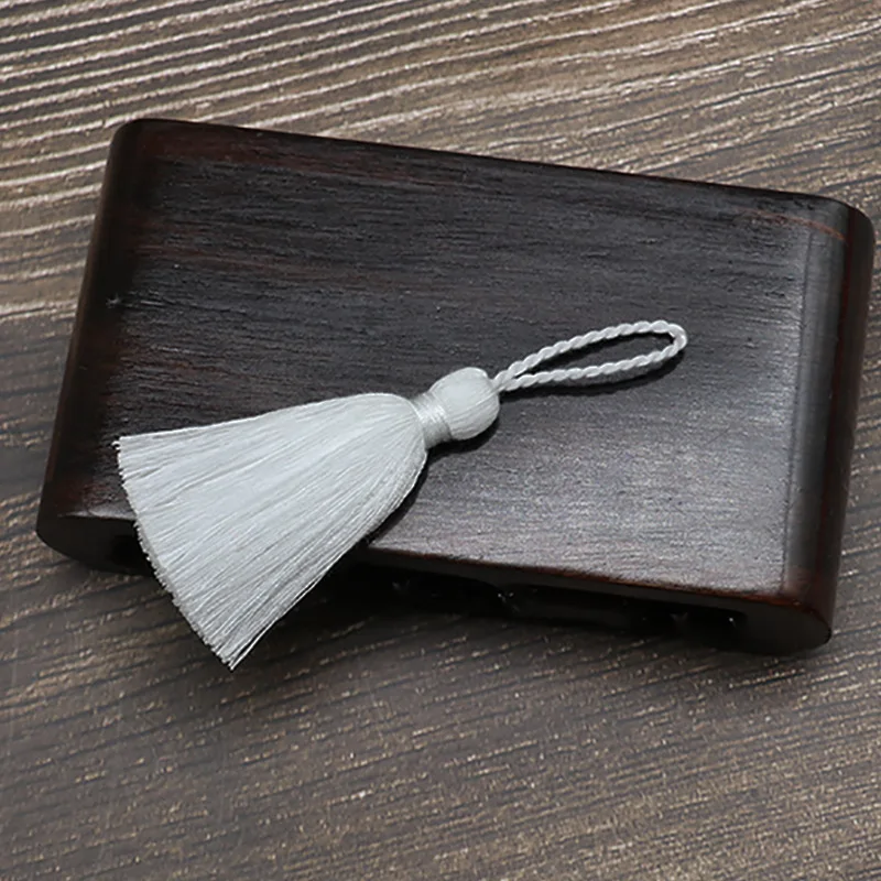 Borlas de algodón de 8cm, 5-20 piezas, cuerda colgante, flecos, borlas para manualidades de costura, cortinas para el hogar, accesorios de decoración de ropa: L / Gris oscuro