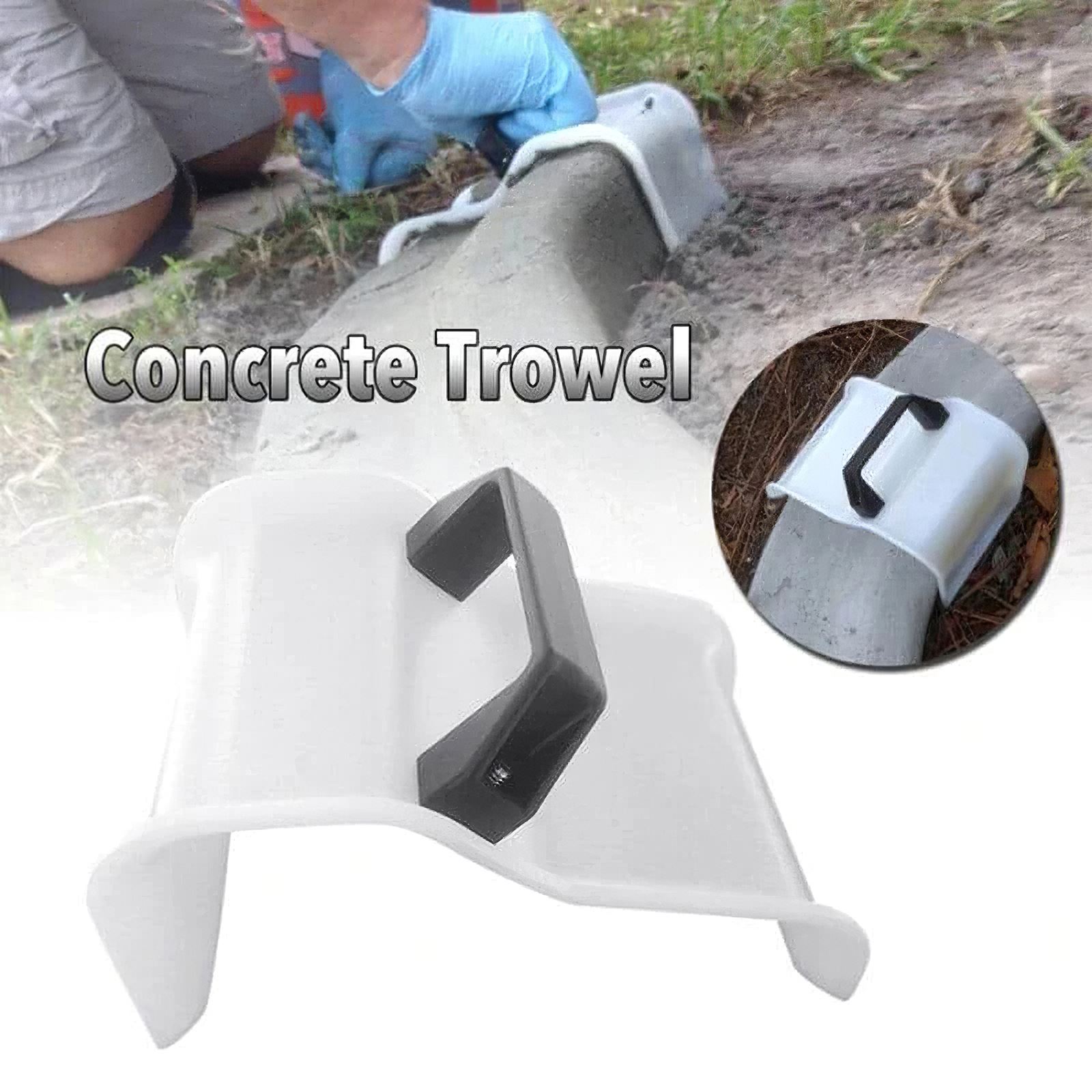 Concrete Edge Trowel Curved-Shape DIY Unique Plastic Durable Reusable Portable Landscape Edge Making Concrete Mold With Handle
