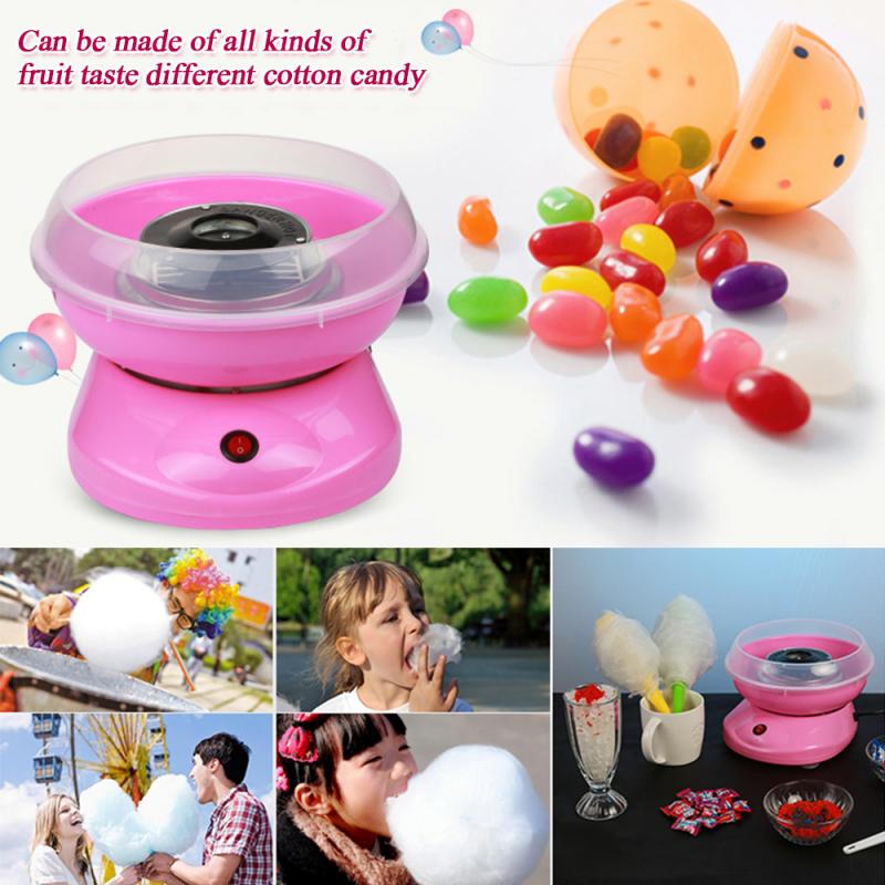 Mini portable electric cotton candy machine DIY cotton candy machine 500W durable cotton candy machine European regulations